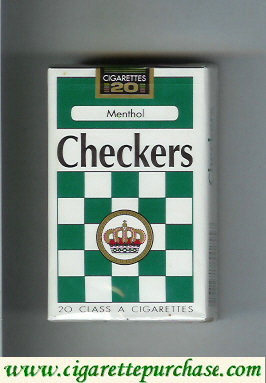 Checkers Menthol cigarettes